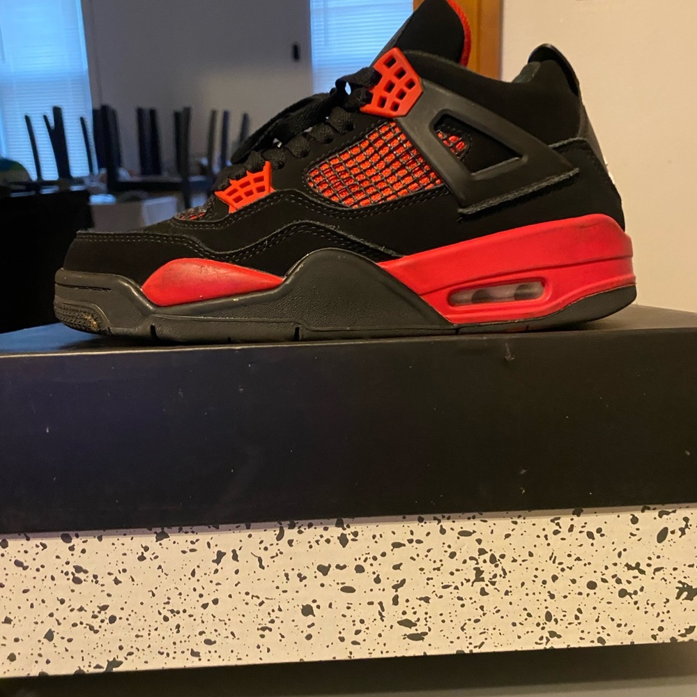 Kids Black and Red Sneakers